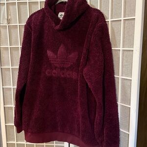 ADIDAS VINTAGE FLEECE HOODED JACKET🌸